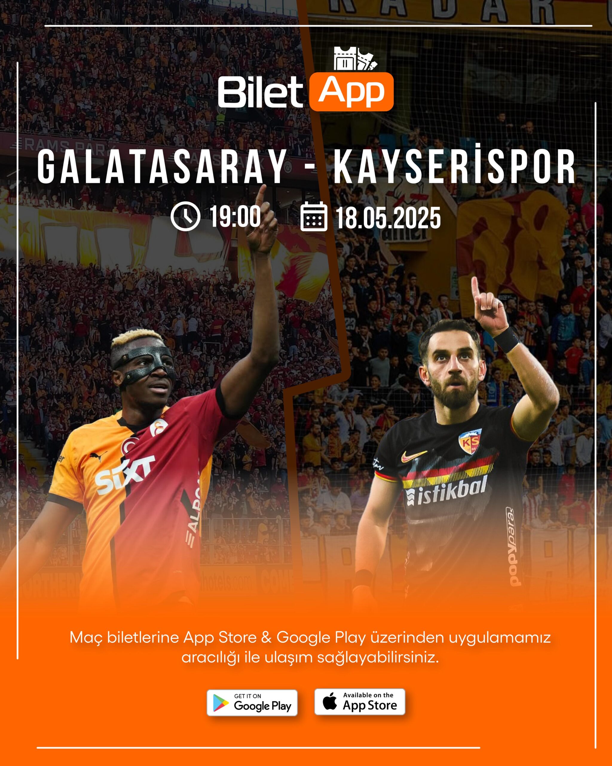 Galatasaray – Kayserispor Maç Bileti